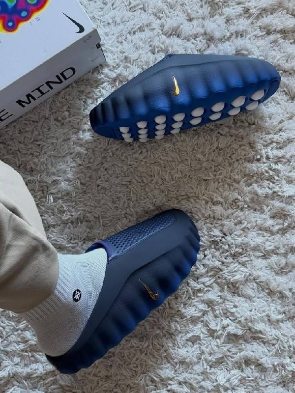Nike navy football boots