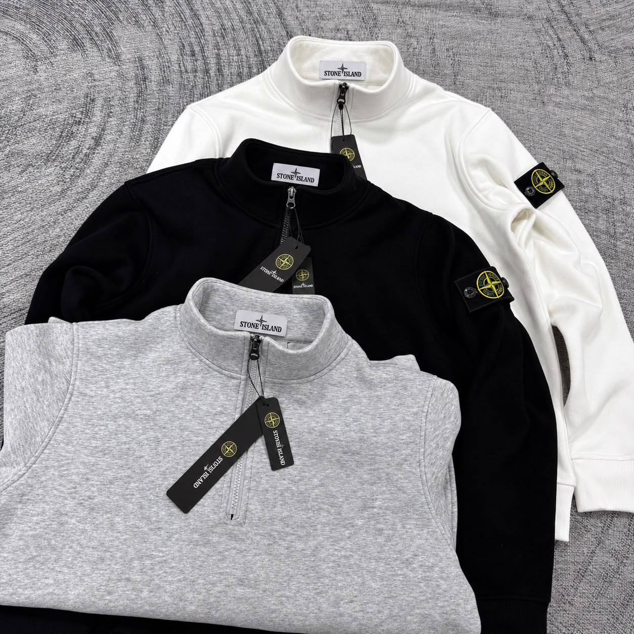 Stone Island Mock Neck Sweatshirts